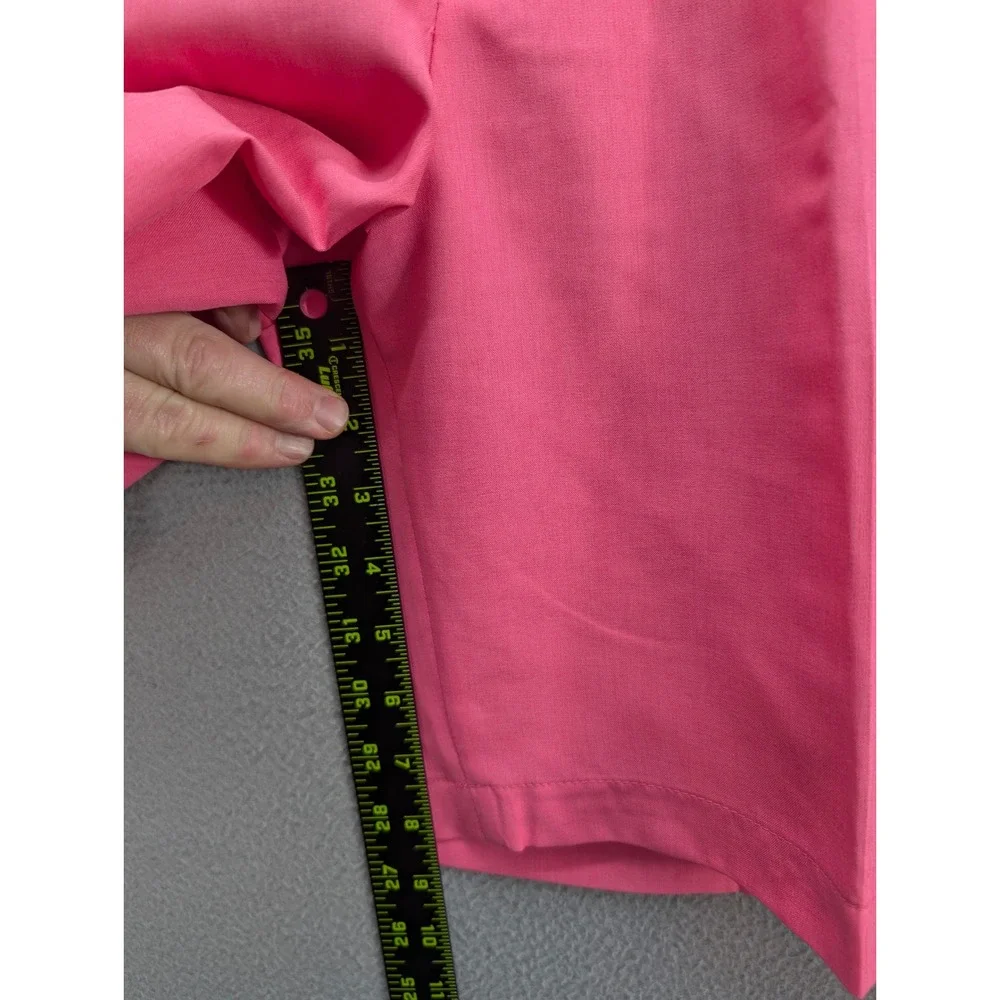 Donald Ross Golf Chino Flat Front Shorts Men's 36 Pink Performance Polyester - Picture 9 of 11